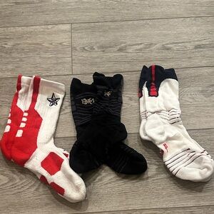 Nike Elite Socks. All-star, Black History Month, and USA exclusive size medium